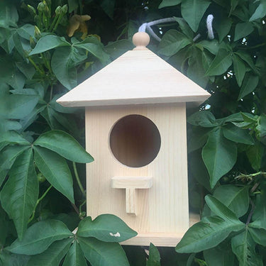 Cabane à oiseau en bois
